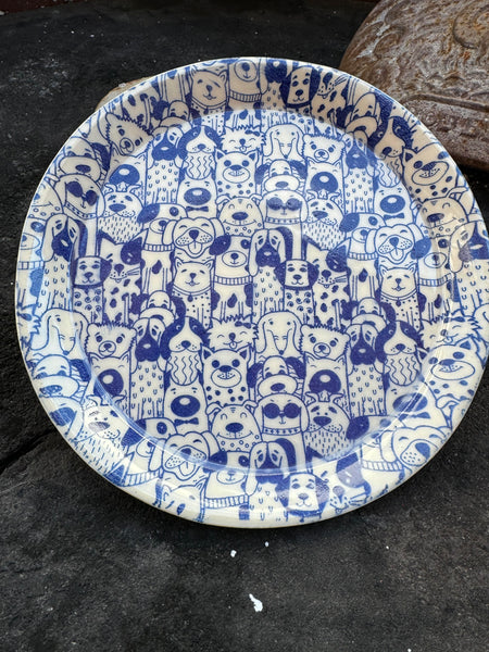 Dog Plate - Blue for Seung Parker