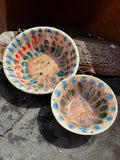 Modern Bowl - Peacock Glaze Technique