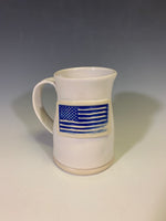 US Flag Mug - Blue on White - 107-20