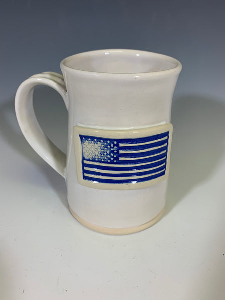 US Flag Mug - Blue on White - 107-19