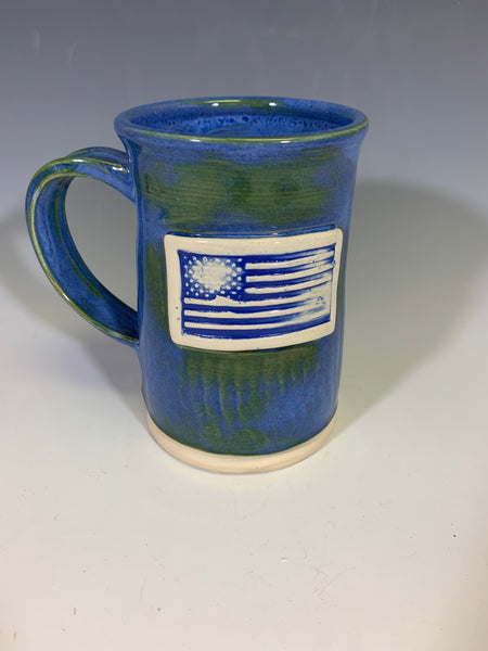 US Flag Mug - Blue on Blue - 106-41
