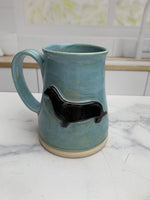 Norse Blue Dachshund Black Long Dog Mug